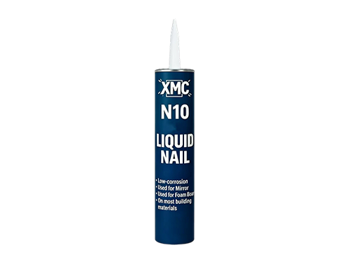 Low corrosion nail free adhesive
