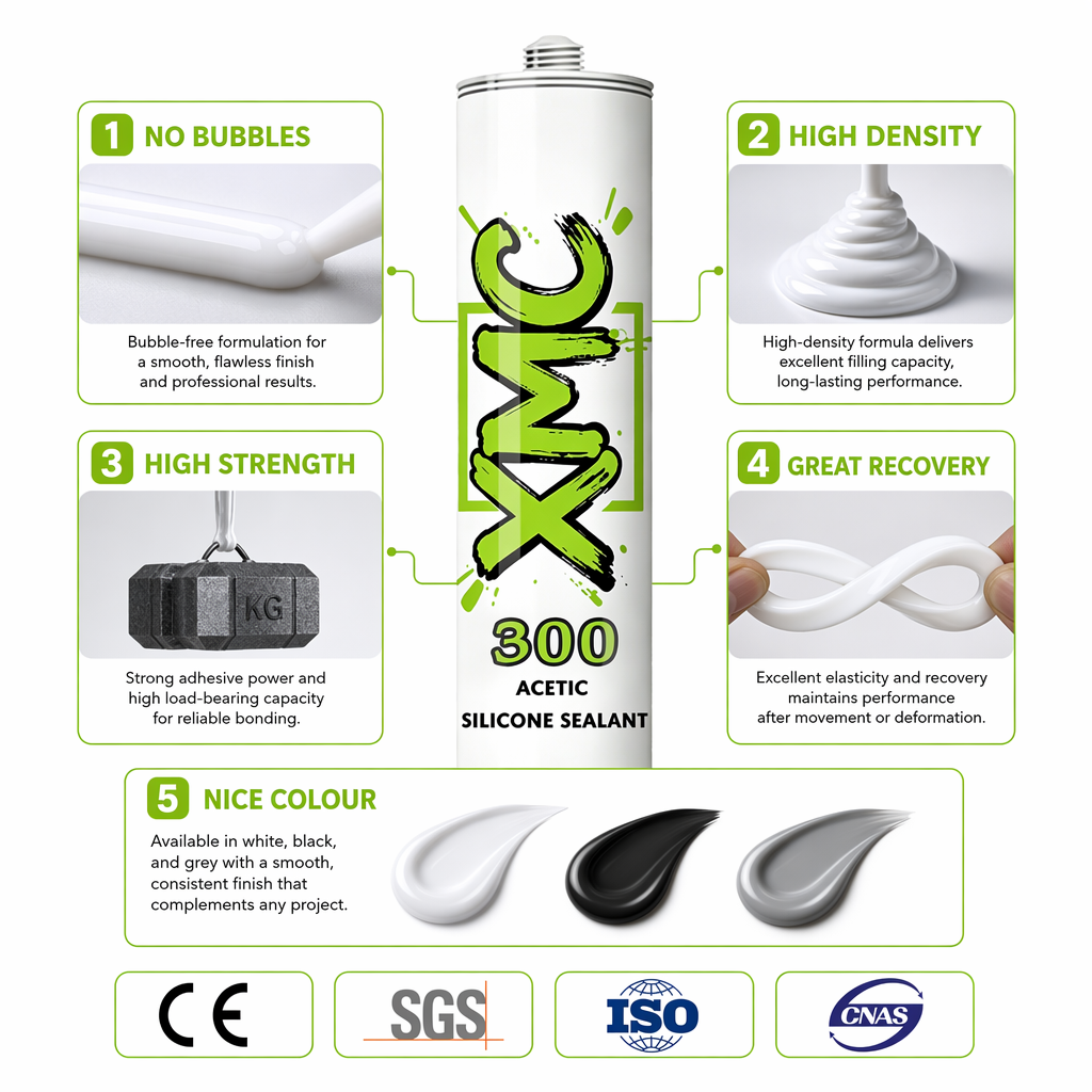 Pangkalahatang Layunin Acetic Silicone Sealant